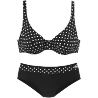 LASCANA Bikini sort / hvid