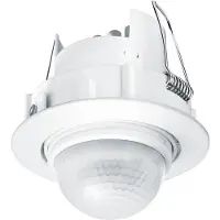 Steinel IS D360, Passiv infrarød (PIR) sensor, Ledningsført, Loft, Indendørs, Hvid, IP20