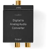 Nedis Digital Koaksial/toslink Til Analog Rca/lydkonverter Integreret Forstærker 3.5 Mm