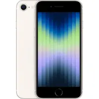 Apple iPhone SE (3rd generation) - 5G smartphone - dual-SIM / Intern hukommelse 128 GB - LCD-skærm - 4.7 - 1334 x 750 pixels - rear camera 12 MP - front camera 7 MP - stjernelys