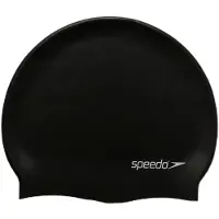 Speedo Silicon Flat Swimcap (svart)