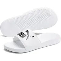 Puma Popcat 20 Sandals Unisex, Shoes, White/Black, 46