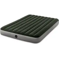 Intex Oppustelig madras 203x152x25 cm med elektrisk pumpe 64779