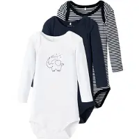 Name it Body l/æ - Noos - NbnBody - 3-pak - Dark Sapphire - - 50 - Body L/Æ