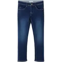 Name it Jeans - NkmSilas - Noos - Dark Blue Denim - - 7 år (122) - Jeans