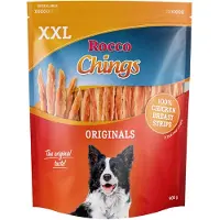 Rocco Chings XXL pakke - Økonomipakke: 4 x 900 g Kyllingebryst tyggestrips