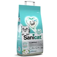 Sanicat Clumping White Cotton Fresh kattegrus