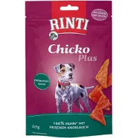 Rinti Chicko Plus hvidløg - Økonomipakke: 3 x 225 g