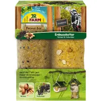 Jr Farm JR Garden Peanut Bar refill nødder & hyld - Økonomipakke: 6 stk. à 350 g