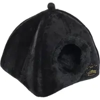 Zooplus Exclusive Hyggehule Royal Pet Black - L 45 x B 45 x H 45 cm
