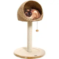 Karlie Banana-Leaf Kradsetræ Little Hole - Beige