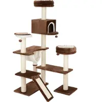 Zooplus Exclusive Honningkagehus med rampe - Beige