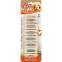 8In1 Delights Strong Kylling tyggeben - XS, 3 x 140 g (21 stk.)