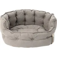Zooplus Exclusive Cozy ecoLIFE Hundeseng, grå - L 64 x B 60 x H 30 cm