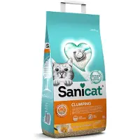 Sanicat Vanilla & Mandarin klumpende - Økonomipakke: 2 x 8 l