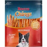 Rocco Økonomipakke: 4/12 poser Chings Originals - Kyllingebryst i strimler 4 x 250 g