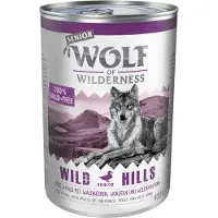 Wolf of Wilderness Økonomipakke: 24 x 400 g Senior - Mix: Lam, And