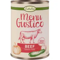 Lukullus 12 x 400 g "Menu Gustico" - Okse, græskar, æble & oregano