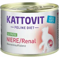 Kattovit nyre/renal 185 g - 12 x 185 g Kalkun