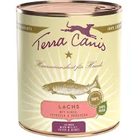 Terra canis Økonomipakke: 12 x 800 g hundefoder - Laks med hirse, fersken & urter