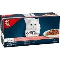 Gourmet Mixpakke: 60 x 85 g Perle - Delikate bidder fra havet i sauce (4 varianter)