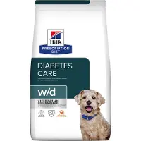 Hill's Pet Nutrition Prescription Diet w/d Low Fat / Diabetes / Colitis hundefoder - 10 kg