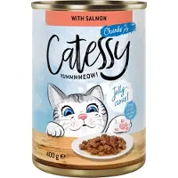 Catessy Økonomipakke: 48 x 400 g Bidder i sovs eller gelé - Laks i gelé