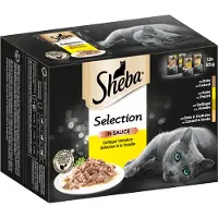 Sheba Økonomipakke: 144 x 85 g portionsposer - Selection i sovs Fjerkrævariation