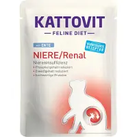 Kattovit Feline Diet Niere/Renal Duck - wet cat food - 85g