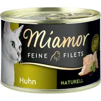 Miamor Økonomipakke: 24 x 156 g Fine Fileter Naturel - Kylling