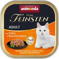 Animonda Vom Feinsten Økonomipakke: 36 x 100 g Adult kornfrit i sauce - Kylling i gulerodssauce