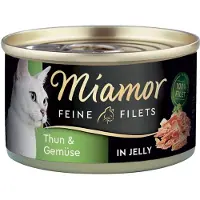 Miamor Økonomipakke Fine Fillets 24 x 100 g - Blandet Kylling & Tun i gelé