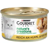 Gourmet Økonomipakke: 24 x 85 g Nature's Creations - Kylling, spinat & tomat