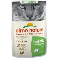 Almo Nature Anti Hairball med kylling vådfoder til katte (70 g)