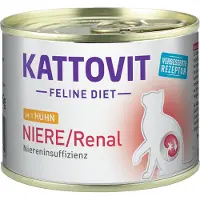 Kattovit nyre/renal 185 g - 12 x 185 g Kylling