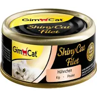 GimCat Sparpaket ShinyCat Filet Dose 12 x 70 g - Kylling
