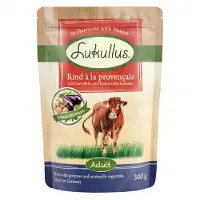 Lukullus Økonomipakke: 24 x 300 g Poser - Okse a la Provencale - kornfri