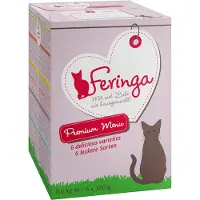 Feringa Økonomipakke: 24 x 100 g Classic Meat Menu Alubakke - Mix II: 6 varianter