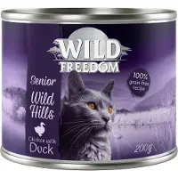 Wild Freedom Senior Wild Hills And & Kylling 200 g - Økonomipakke: 24 x 200 g
