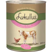 Lukullus Junior Kylling & Kalv - 6 x 800 g