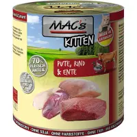 Mac'S Økonomipakke: 24 x 800 g Cat - Kitten: Kalkun, Okse & And
