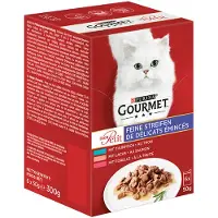 Gourmet Økonomipakke: 48 x 50 g Mon Petit - Tun, Laks & Ørred