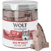 Wolf of Wilderness Økonomipakke - Raw Snacks - Okselever (360 g)