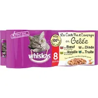 Whiskas Økonomipakke: 24 x 390 / 400 g La Carte - Fra hav & land i gelé (24 x 390 g)