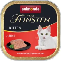Animonda Vom Feinsten Økonomipakke: 36 x 100 g Kitten - Okse