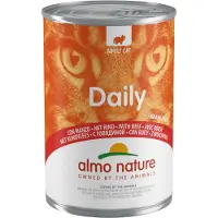 Almo Nature Daily med oksekød vådfoder til katte (400 g)