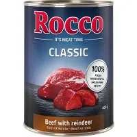 Rocco Økonomipakke: Classic 24 x 400 g - Okse & Rensdyr