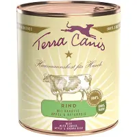 Terra canis Økonomipakke: 12 x 800 g hundefoder - Okse med gulerødder, æbler & naturris