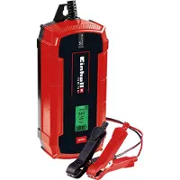 Einhell CE-BC 10 M, 12 V, 220 - 240 V, 50 Hz, LCD, Sort, Rød