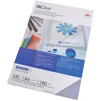 GBC Indbindingsomslag HiClear A4 (210 x 297 mm) - 300 micron - klar (100 stk.)